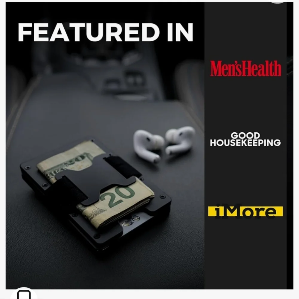 Airtag Wallet with Money Strap